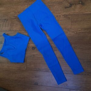 Vibrant Blue Activewear Set